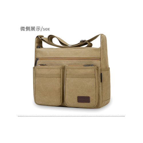 大容量帆布包男士單肩斜後後背包耐磨工地工具包時尚工裝包出差旅行包 大容量帆布包男士單肩斜後後背包耐磨工地工具包時尚工裝包出差旅行包