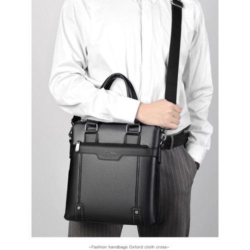 男士手提包斜後後背包竪款商務休閒單肩包男款後後背包新款竪款爆款男包