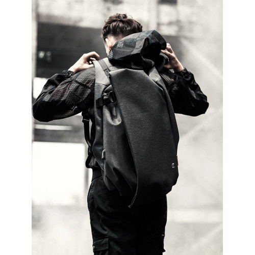 雙肩包男士休閒通勤輕便防水後後背包大容量電腦書包大學生運動旅行包