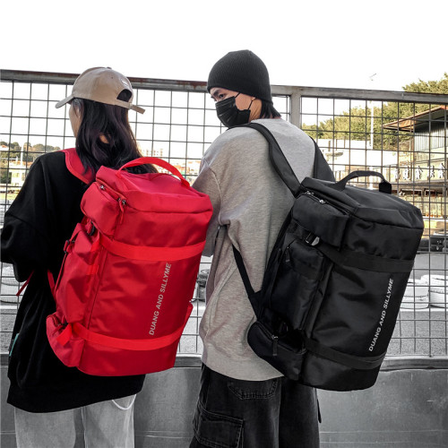 大容量運動訓練滑雪健身包男雙肩後後背包乾濕分離旅行包單肩斜後後背包女