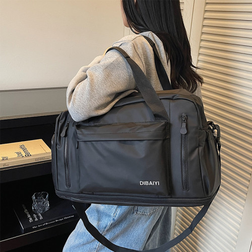 大容量防水旅行袋輕便手提行李包短途出差旅行包旅遊健身包待産包