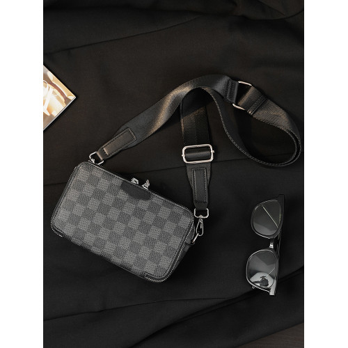 斜後後背包男新款時尚小方包韓版男包潮流男士單肩包休閒後後背包手機包潮 斜後後背包男新款時尚小方包韓版男包潮流男士單肩包休閒後後背包手機包潮