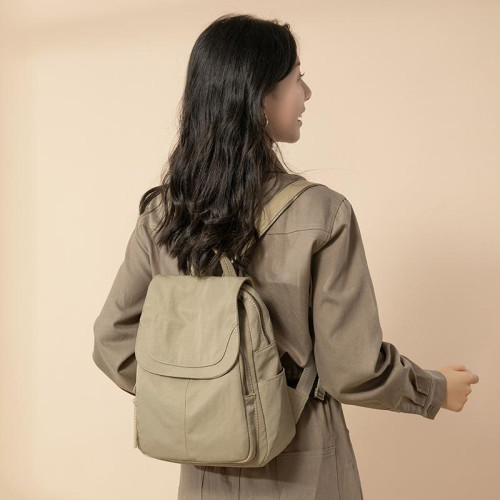 紀家雙肩包女士2026新款時尚百搭旅遊輕便後後背包小型通勤防水小書包