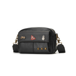 2026新款日系復古郵差包潮流小方包韓版男包休閒時尚斜後後背包機車包