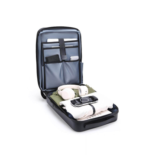 與鯊共舞擴容後後背包男硬殼定性電競遊戯大容量電腦包商務旅行雙後後背包