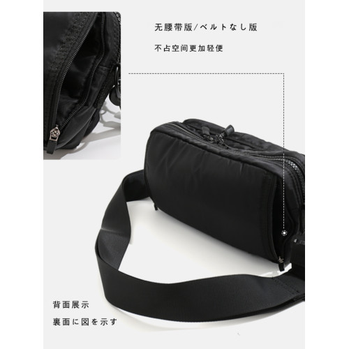 日系潮牌 FORCE 2WAY WAIST 防水腰包休閒男包通勤功能單肩斜後後背包