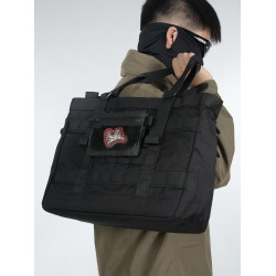 ALPHA橫托特霍比特人多功能斜後後背包男托特包機能風通勤大容量