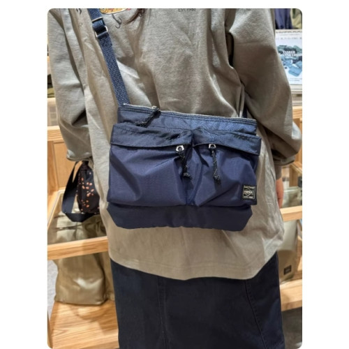 日系ins潮流休閒防水男女尼龍通勤旅行包單肩包斜背潮牌工裝小包