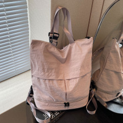 大容量短途旅行包女雙肩包輕便手提時尚運動健身包單肩收納行李包