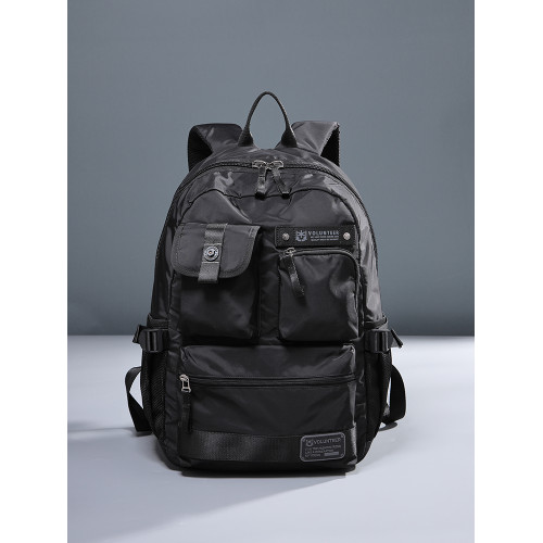 牛津布雙肩包男士大學生旅行包高中書包戶外休閒登山包男輕便後後背包