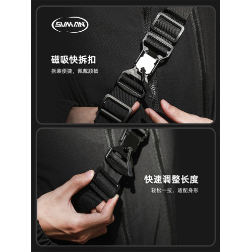 胸包男款潮牌機車騎行後後背包男生單肩通勤小挎包戶外防水腰包斜後後背包