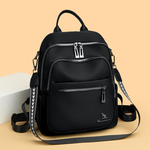 旅行防水牛津布後後背包2026新款通勤休閒百搭雙肩包大容量外出旅遊包