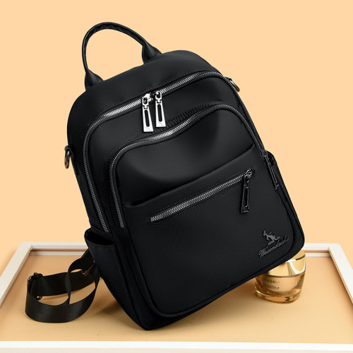 旅行防水牛津布後後背包2026新款通勤休閒百搭雙肩包大容量外出旅遊包