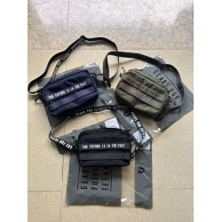 HM Military Pouch 魔術貼男女情侶款時尚街頭潮流相機單肩斜後後背包