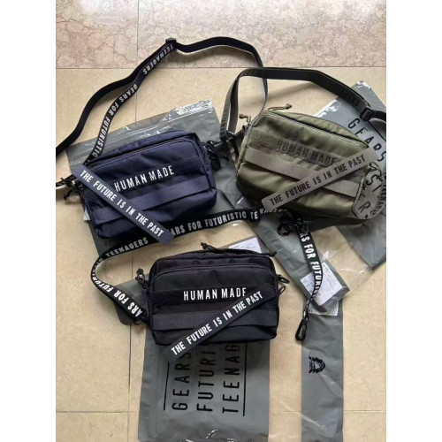 HM Military Pouch 魔術貼男女情侶款時尚街頭潮流相機單肩斜後後背包