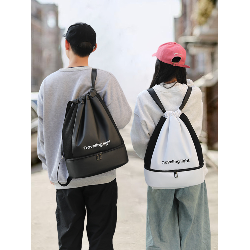 大容量遊泳包女乾濕分離防水耐磨海邊戶外包旅行包獨立鞋倉雙肩包