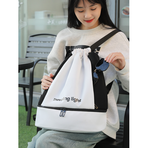 大容量遊泳包女乾濕分離防水耐磨海邊戶外包旅行包獨立鞋倉雙肩包