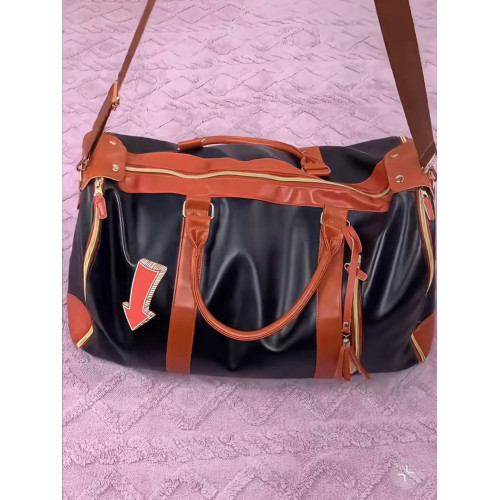 可折曡大容量斜背旅行包女手提長途短途出差登機旅遊健身包行李袋