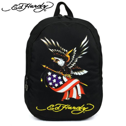 美國潮牌老虎頭休閒雙肩包 嘻哈美人魚印花中後後背包 迷彩小學生書包