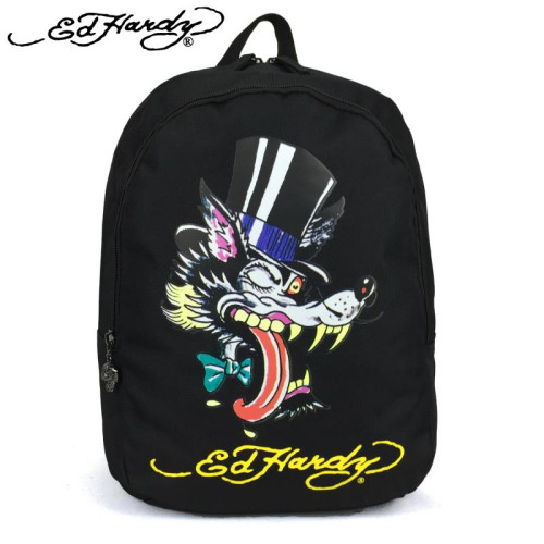 美國潮牌老虎頭休閒雙肩包 嘻哈美人魚印花中後後背包 迷彩小學生書包