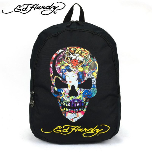 美國潮牌老虎頭休閒雙肩包 嘻哈美人魚印花中後後背包 迷彩小學生書包