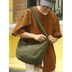 sobag日系大容量通勤布包女山系運動街頭潮男斜背單肩尼龍大布包