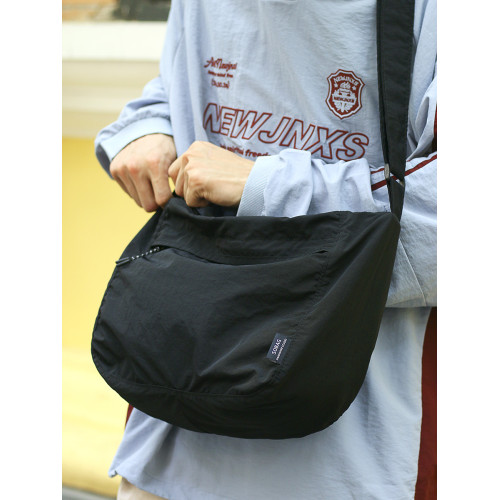 sobag日系大容量通勤布包女山系運動街頭潮男斜背單肩尼龍大布包