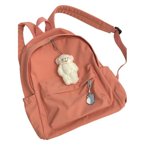 韓國ins風校園森系簡約百搭無印雙肩包韓版ulzzang學生原宿書包