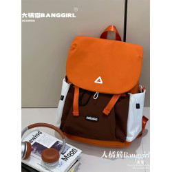 大橘貓戶外登山防水大容量雙肩包旅行電腦後後背包運動旅遊輕便包男女