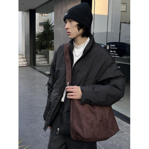 YUEN復古小衆麂皮絨腋下包ins托特包大容量單肩男女手提腋下挎包