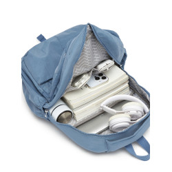 休閒後後背包女簡約大容量雙肩包男套拉桿旅行防水尼龍書包14寸電腦包