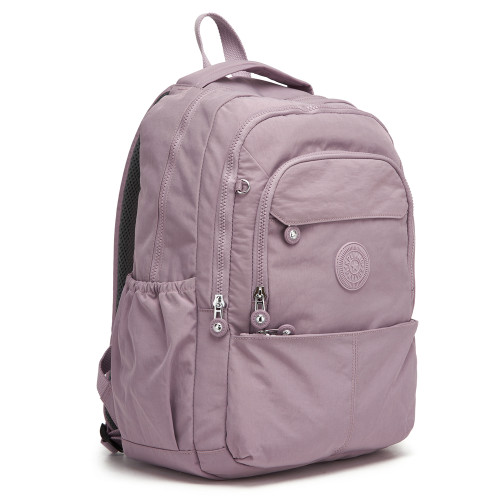 休閒後後背包女簡約大容量雙肩包男套拉桿旅行防水尼龍書包14寸電腦包