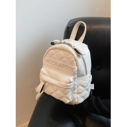 菱格綉線小包包2026新款包包女夏季雙肩包迷你小書包休閒旅行後後背包