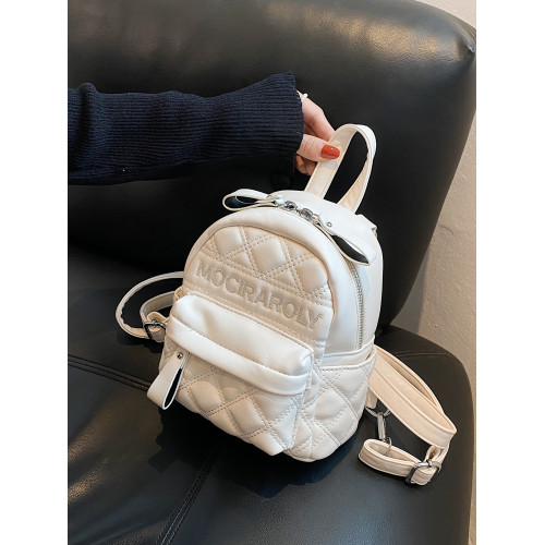 菱格綉線小包包2026新款包包女夏季雙肩包迷你小書包休閒旅行後後背包