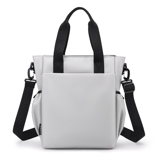 新款男士後後背包大容量手提商務包防水單肩斜後後背包休閒後後背包通勤公文包