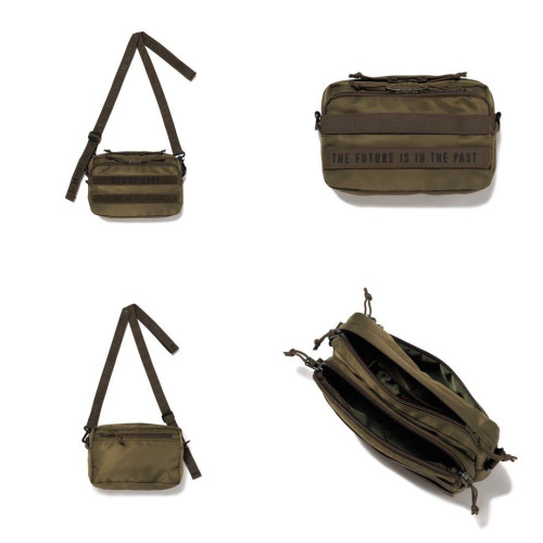 HM多層實用小挎包！Military Pouch 魔術貼相機單肩斜後後背包手機