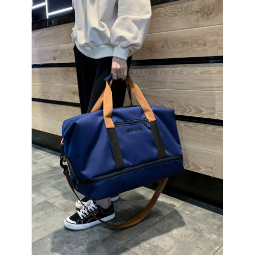 帆布旅行包短途出差手提大容量行李收納袋男運動健身包輕可攜式防水