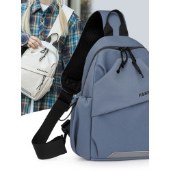 胸包斜後後背包潮牌大容量2025新款後後背包百搭騎行休閒運動學生日系單肩