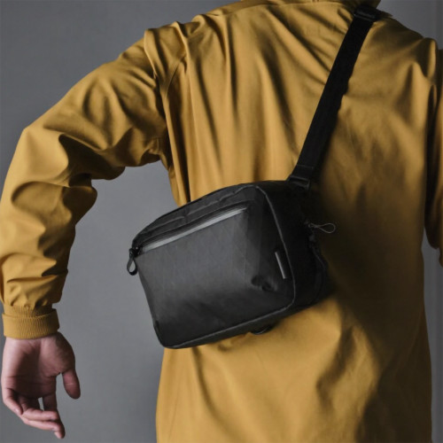 男士斜後後背包2026新款多功能通勤後後背包手拿包手機包大容量單肩包男款