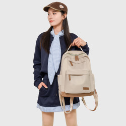 日系雙肩包大容量後後背包女旅行包2026新款電腦包通勤輕便牛津布書包