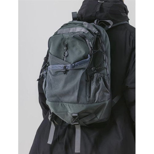 韓系機能風男女多功能大容量戶外登山包旅行網眼抽繩雙肩後後背包