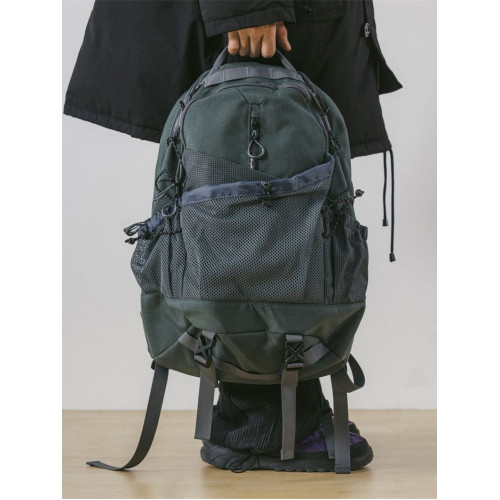 韓系機能風男女多功能大容量戶外登山包旅行網眼抽繩雙肩後後背包