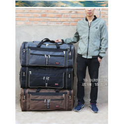 裝衣服可折曡超大容量手提旅行包男女韓版收納袋打工包行李袋大包