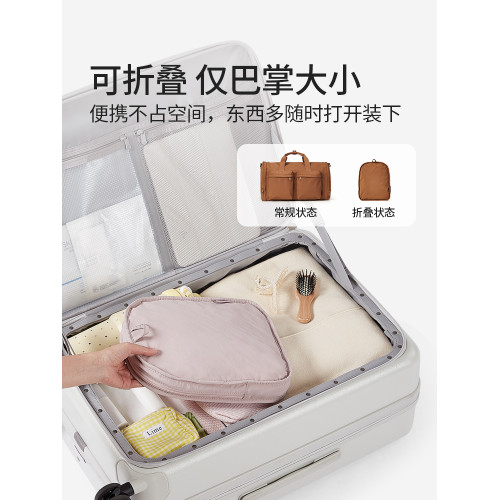 阿季可折曡手提行李袋旅行包女士短途輕便大容量旅遊行李箱附加包 阿季可折曡手提行李袋旅行包女士短途輕便大容量旅遊行李箱附加包