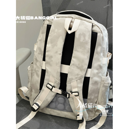 減負護脊書包大容量初高中學生潮牌雙肩包女大學生旅遊電腦後後背包男