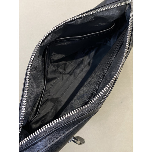 潮牌男士斜後後背包日韓時尚單肩包軟皮男女休閒小包防水耐磨手拿包