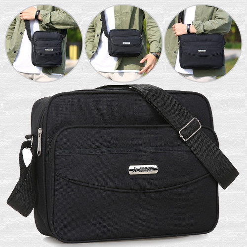 尼龍牛津布男包 新款男士包包單肩包橫竪休閒斜後後背包男防水斜背