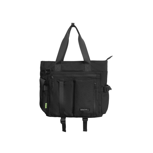 斜後後背包男潮牌機能工裝風單肩包大容量手提托特包女學生補習上課包