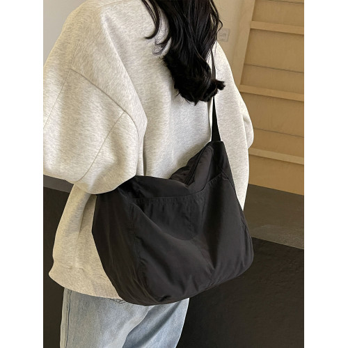 大容量單肩包洋氣時尚簡約包包女2026新款潮ins斜後後背包休閒韓休閒