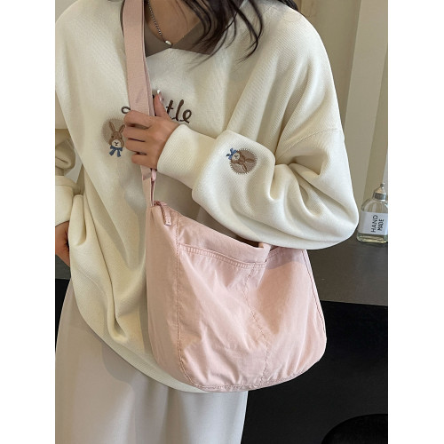 大容量單肩包洋氣時尚簡約包包女2026新款潮ins斜後後背包休閒韓休閒